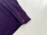 90s Polo Ralph Lauren 100%Rayon L/S Shirt S DeepPurple