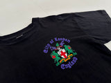 90s City of London Coat of Arms T-shirt XXL Black