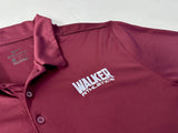 NIKE DRI-FIT Polo Shirt L Burgundy
