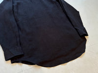 90s Polo Ralph Lauren LOWELL Linen L/S Shirt L Black