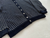 80s L.L.Bean BirdsEye Knit Cardigan XL