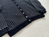 80s L.L.Bean BirdsEye Knit Cardigan XL