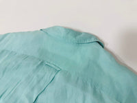 90s Polo Ralph Lauren CALDWELL Loop Shirt L TiffanyBlue