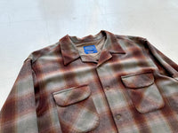 90s Pendleton ShadowPlaid Board Shirt XL Brick