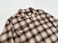 Polo Sport Shadow Plaid Loop L/S Shirt L LightBrown