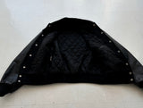 90s Paramount Pictures Varsity Jacket L Black