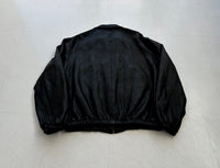 90s Polo Ralph Lauren Leather Swing Top Jacket XL Black