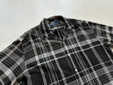 90s Polo Ralph Lauren CALDWELL Plaid Shirt M Black&White