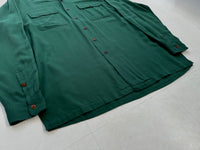 90s Polo RalphLauren Rayon Loop Shirt M ForestGreen