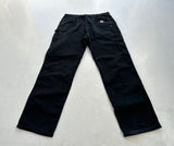 Carhartt Double Knee Pants 40x36 Black N13