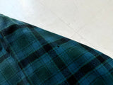 60s Pendleton Plaid Board Shirt L Turquoise