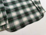 90s Polo Ralph Lauren Flannel Shadow Plaid L/S Shirt L Green