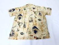 90s Polo Ralph Lauren VINTAGE CAMP Hemingway Loop Shirt L