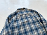90s Pendleton ShadowPlaid Board Shirt M Turquoise