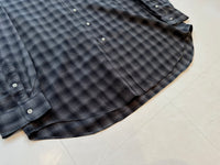90s Polo RalphLauren BLAKE ShadowPlaid L/S Shirt Black&Gray