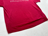 90s Haagen Dazs Logo T-shirt Burgundy
