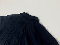 90s Polo Ralph Lauren Silk&Cotton Loop Shirt XL Black
