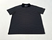 Used NIKE DRI-FIT Border Polo Shirt XXL Black&White
