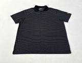 Used NIKE DRI-FIT Border Polo Shirt XXL Black&White