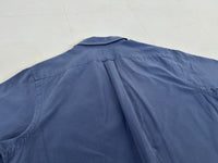 90s Polo Ralph Lauren Cotton&Silk Loop Shirt L BlueGray