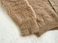 60s TOWNCRAFT Mohair Cardigan M Camel