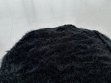 60s MONTGOMERY WARD Mohair Cardigan L Black&Gray