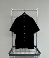 90s Polo RalphLauren CALDWELL Cotton Loop Shirt XL Black