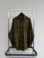 90s Polo RalphLauren Shadow Plaid Rayon L/S Shirt M