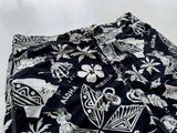 90s Polo RalphLauren Black Hawaiian Shorts XL