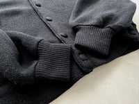 50s BRAY’S Wool Cardigan XL Black
