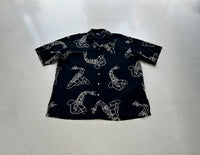 90s Polo RalphLauren Rayon Saxophon Loop Shirt XL