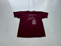 90s Haagen Dazs Woodstock T-shirt XL Burgundy