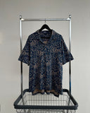 90s Polo RalphLauren Indigo Paisley PoloShirt XL