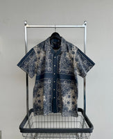 90s Polo RalphLauren VINTAGE CALDWELL Cross Paisley Loop Shirt XL