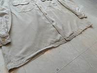 90s Polo RalphLauren Rayon Loop L/S Shirt M Ivory