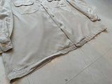90s Polo RalphLauren Rayon Loop L/S Shirt M Ivory