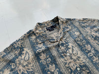 90s Polo RalphLauren Striped Paisley Loop Shirt XXL