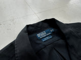 90s Polo RalphLauren CALDWELL Loop Shirt XL Black