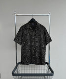 90s Polo RalphLauren CLAYTON Black Flower Shirt M