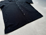 90s Polo RalphLauren CALDWELL Cotton Loop Shirt XL Black