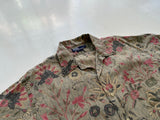 90s Polo RalphLauren Flower Linen Loop Shirt XL
