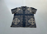90s Polo RalphLauren VINTAGE CALDWELL Cross Paisley Loop Shirt XL