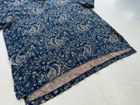90s Polo RalphLauren Indigo Paisley PoloShirt XL