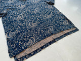 90s Polo RalphLauren Indigo Paisley PoloShirt XL