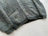 60s Drummond Mohair Cardigan M MossGreen