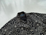 90s Polo RalphLauren CLAYTON Black Flower Shirt M