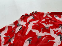 50s CAMPUS Crane Hawaiian shirt M