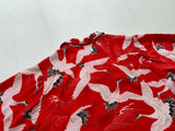 50s CAMPUS Crane Hawaiian shirt M