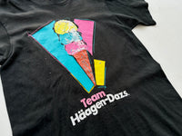 90s Team Haagen Dazs T-shirt M Black