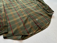 90s Polo RalphLauren Shadow Plaid Rayon L/S Shirt M